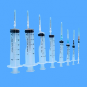 Disposable Syringe With Luer Lock Or Luer Slip