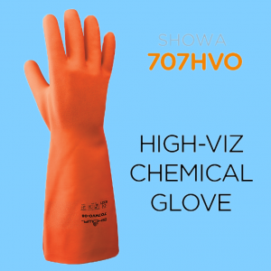 Chemical Protection Glove SHOWA 707HVO : Eco-Friendly Nitrile Glove