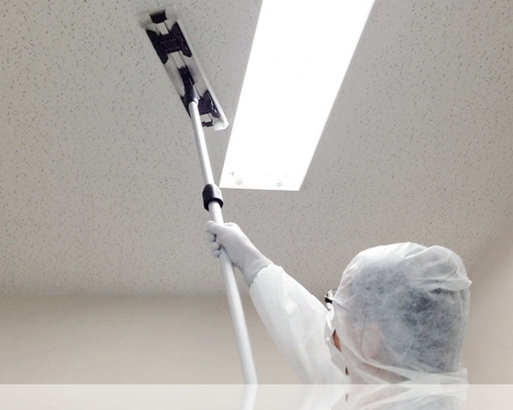 Ceiling cleaning mop 