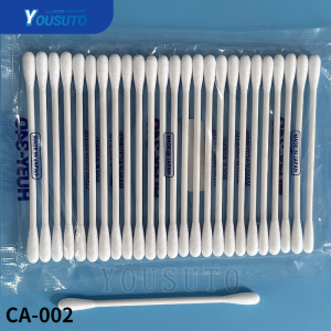 Industrial Use Cotton Bud Swab (HUBY340 CA002) Double Round Tip And Paper Stick No Pollution