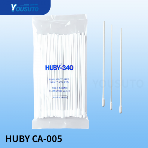 Industrial Swab, Natural Cotton(HUBY CA-005, 100pcs)