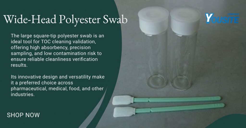 Wide-Head Polyester Swab